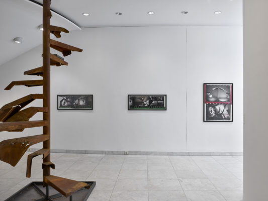 (left) Michael Stevenson, The remains of stairs, 2005/2007. Acquired in 2006; (right) Gordon Matta-Clark, Office Baroque, Antwerp Project, 1977, © VG Bild-Kunst, Bonn 2022. Acquired in 1979 with funding from the State of North Rhine-Westphalia. Photo: Achim Kukulies